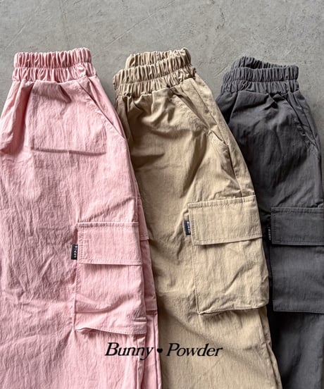 7[予約]bunny powder goat cargo pants
