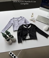 83[予約]matilda&lee lace cardigan tee