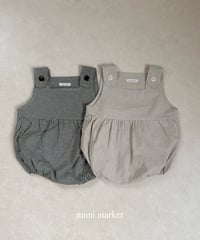 1[予約]mimi market check suspender suit