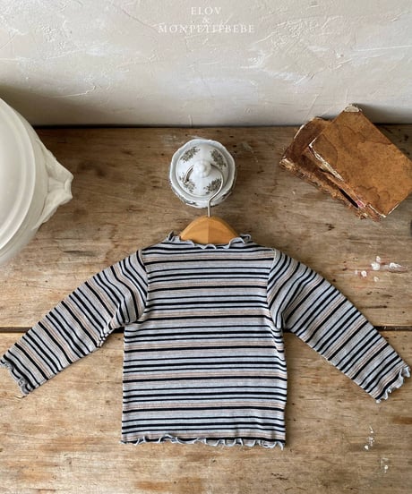 5[予約]elov&monpetitbebe risha stripe tee