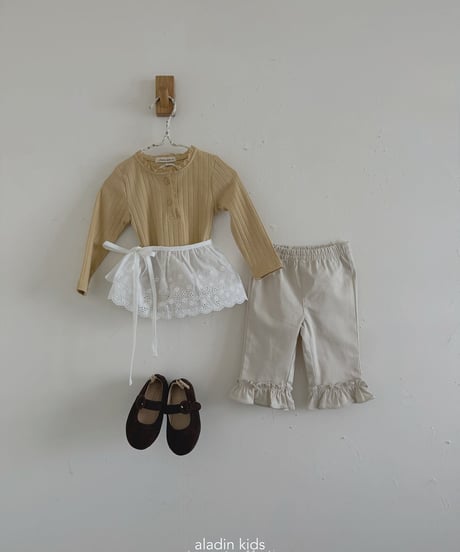 7[予約]aladin soft button tee