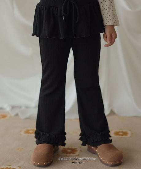 39[予約]melikey vest frill bootcut