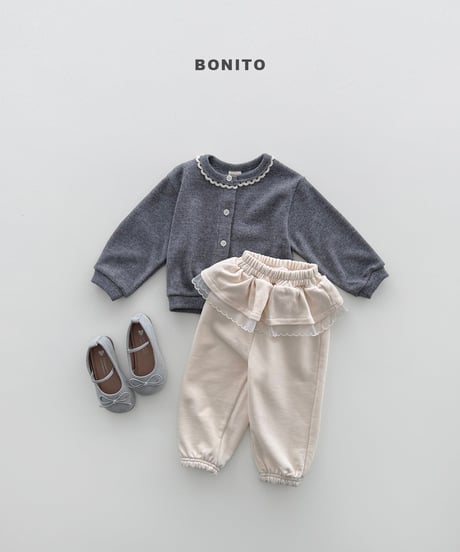 52[予約]bonito frill jogger pants