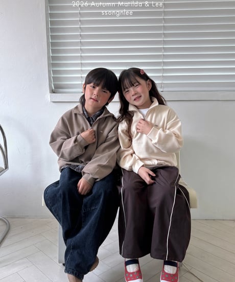 64[予約]matilda&lee side double stripe pants