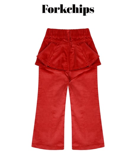 26[予約]FORKCHIPS muffin flare pants