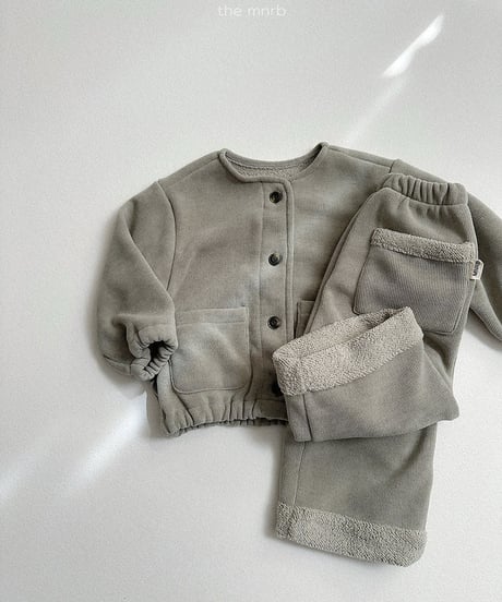 9[予約]minirobe roll-up straight pants