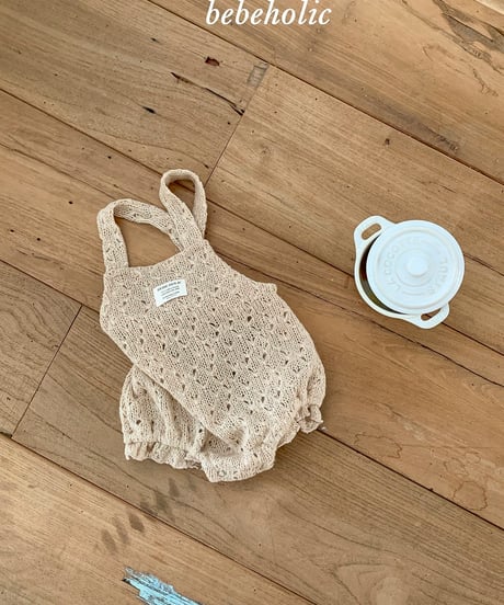 44[予約]bebeholic honey knit suit