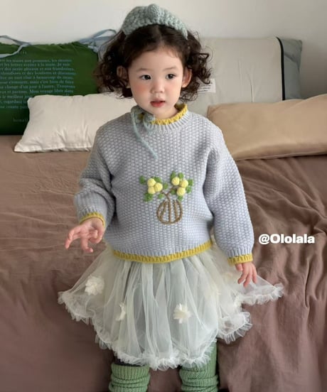 51[予約]ololala plabasket knit
