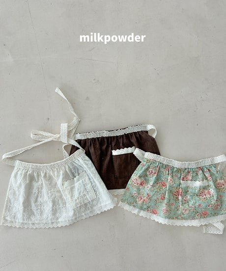 20[予約]milkpowder mimi apron