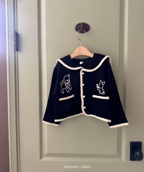 15[予約]momoann jacquard cardigan