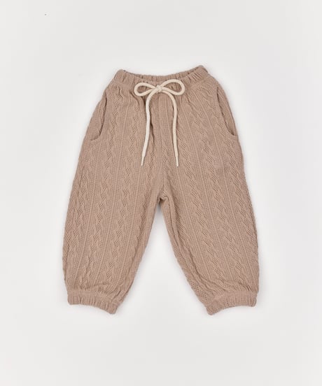 29[予約]送料無料 the beige knit jogger pants