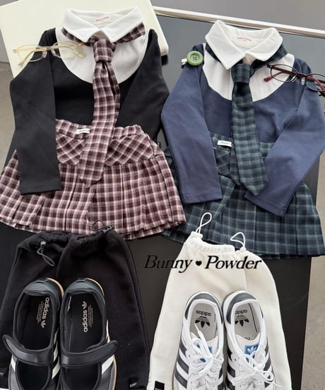80[予約]bunny powder preppy leg warmers