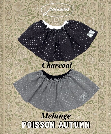 35[予約]poisson petit dot skirt