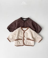 29[予約]onu picture quilted jumper