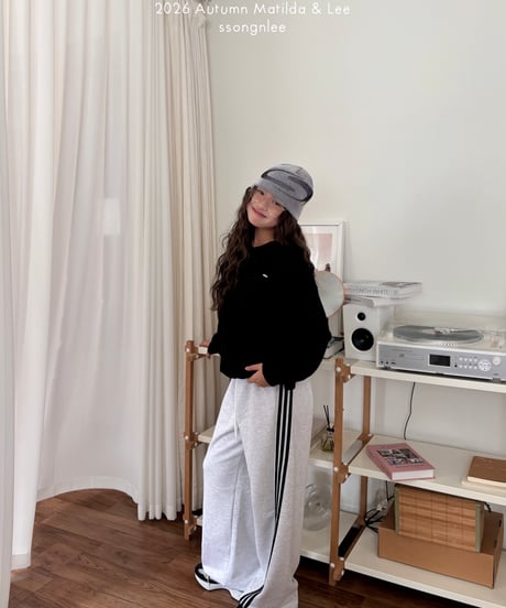61[予約]matilda&lee 3stripe leaf pants