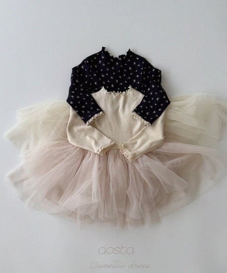 2[予約]Aosta camellia dress