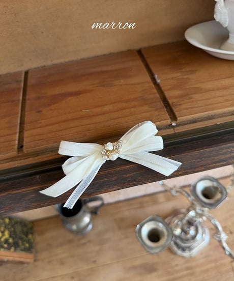 69[予約]marron anna brooch