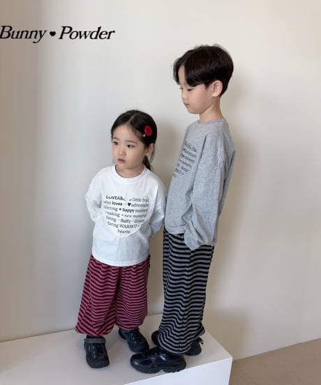 33[予約]bunny powder warm heart tee