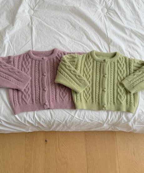 50[予約]ninibello mob knit cardigan
