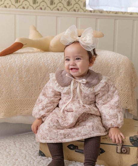 47[予約]OREN merry lulu padded dress(baby)