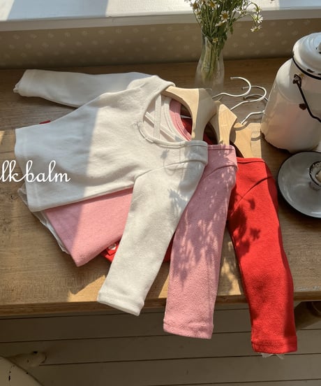 16[予約]milkbalm eyelet tee
