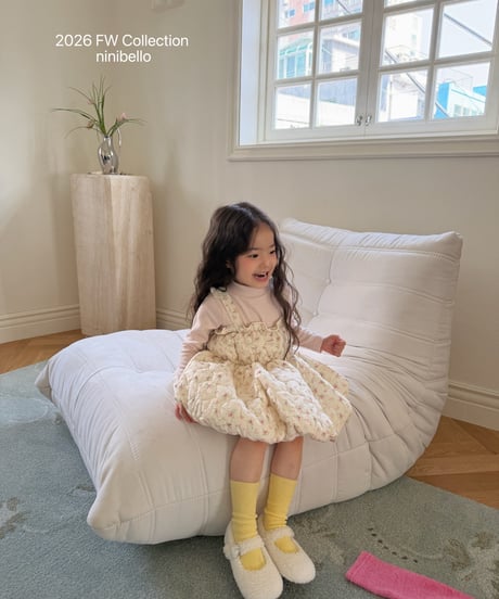 53[予約]ninibello picnic quilting dress