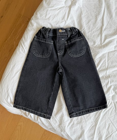 34[予約]ninibello penny pocket denim pants