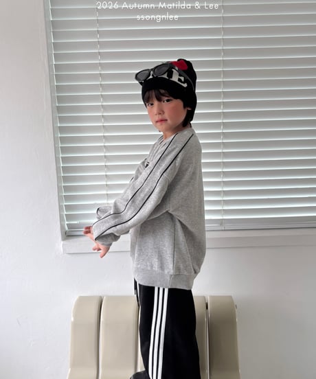 61[予約]matilda&lee 3stripe leaf pants