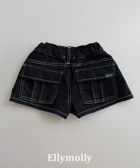 29[予約]ELLYMOLLY flap non fade pants