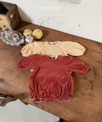 42[予約]marron heart suit(6-18m)