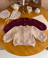 6[予約]marron monica cardigan(XS-L)