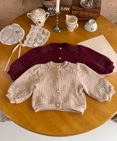 6[予約]marron monica cardigan(XS-L)