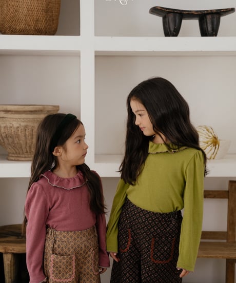 10[予約]OREN blooming frill picot t-shirt