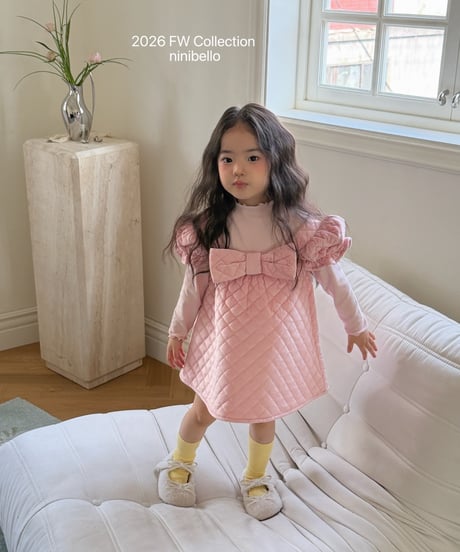 52[予約]ninibello holiday velvet dress
