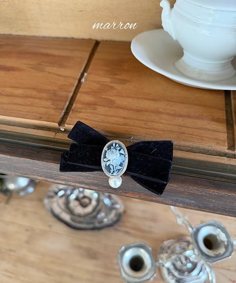 67[予約]marron bubble brooch