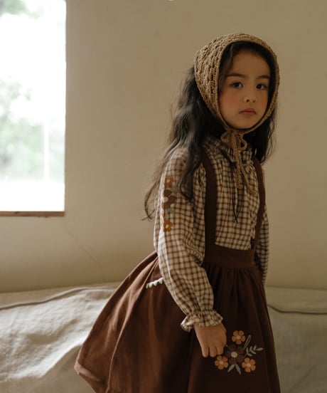 7[予約]OREN manon check blouse