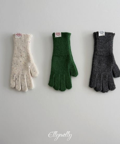 111[予約]ELLYMOLLY eline knit gloves