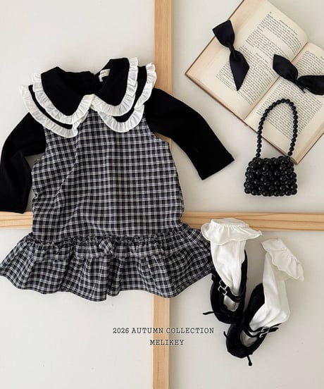 15[予約]melikey double collar t