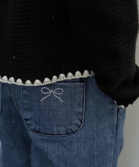 21[予約]momoann wool denim pants
