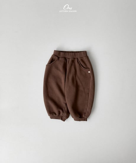 3[予約]onu colored jogger pants