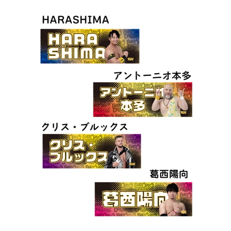 【受注商品】DDTオフィシャルビジュアルタオル2026