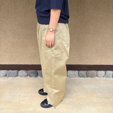 homspun・ 高密度ウェポン　ギャザーパンツ