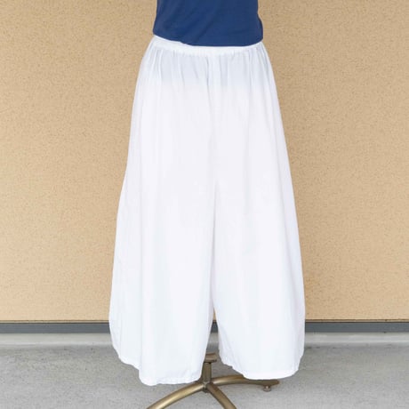 homspun・ タイプライター　ギャザーキュロットパンツ