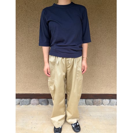 homspun・ 30/1天竺 六分袖 Tシャツ