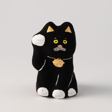 アトリエおはよう　まねきねこ（黒）