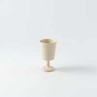 原聡子　脚付茶杯　クリア