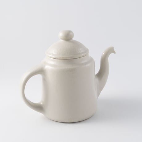 伊藤叔潔　コーヒーポット白磁