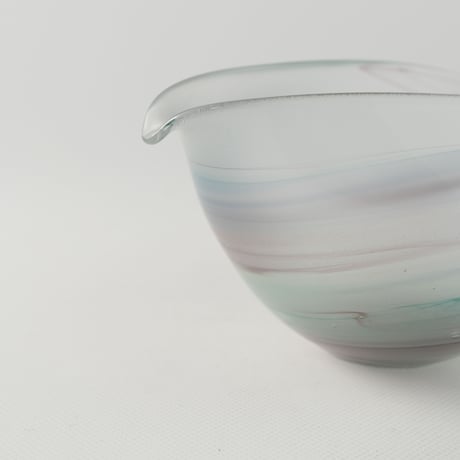 大迫友紀　墨流しの片口