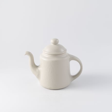 伊藤叔潔　コーヒーポット白磁
