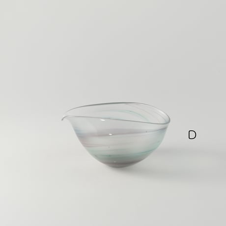 大迫友紀　墨流しの片口